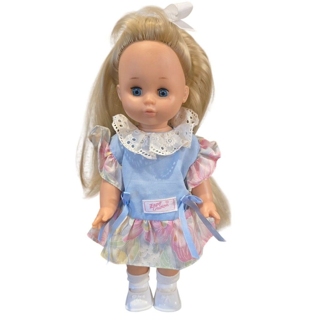 1986 Vintage Balica Max Zapf Creation 12" Doll W Germany Sleepy Eye Blonde Vinyl